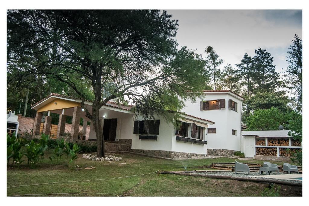 Bygningen som feriehuset ligger i