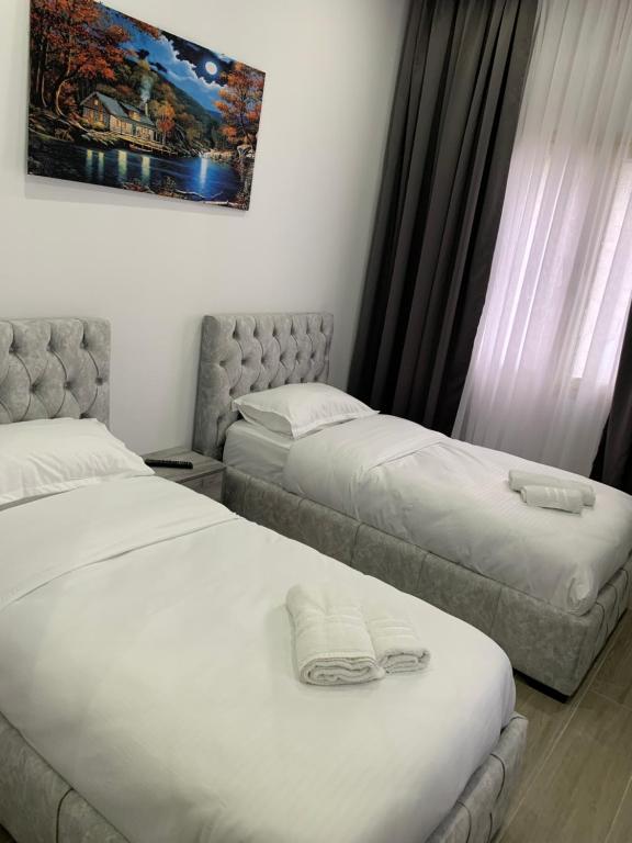 Postel nebo postele na pokoji v ubytování Hotel Restaurant Deso
