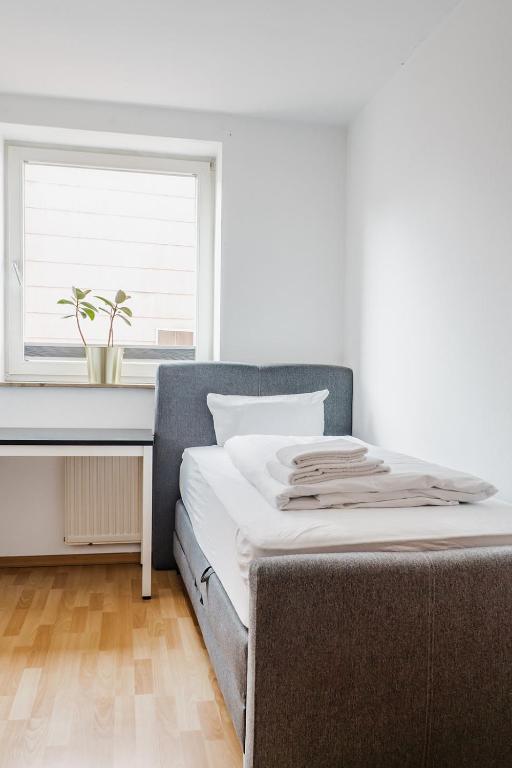 Postel nebo postele na pokoji v ubytování 360 Grad Hotel & Bar