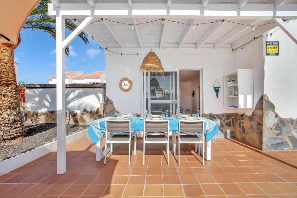 A patio or other outdoor area at CASA DUNAS
