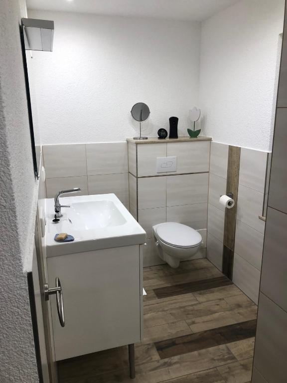 Koupelna v ubytování Casa „Ella“