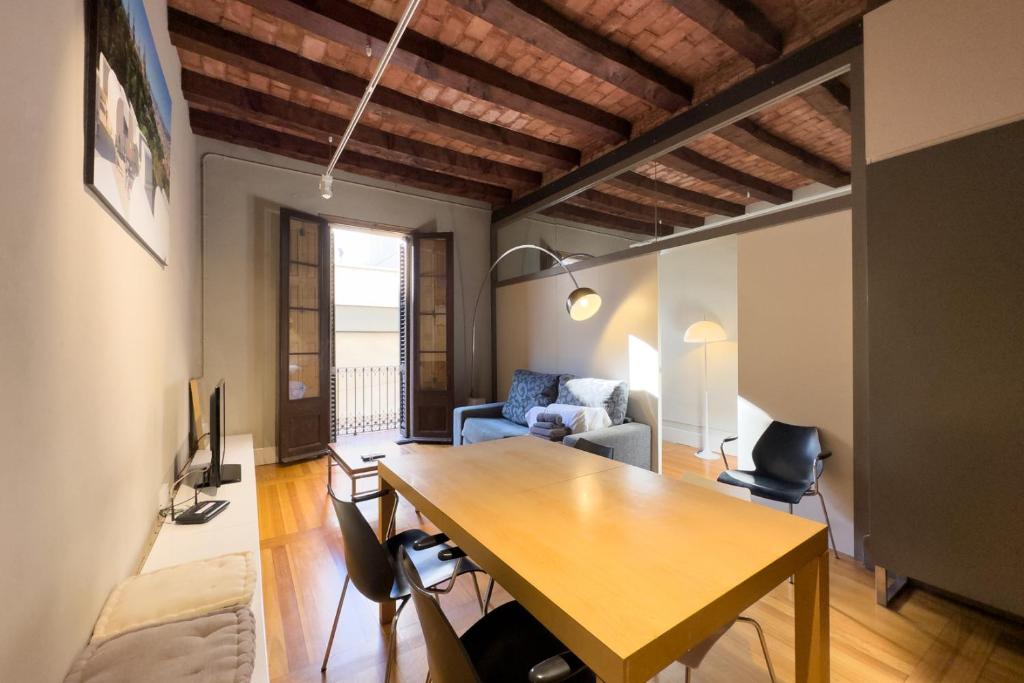 Posezení v ubytování ApartEasy - Central Gracia Apartments
