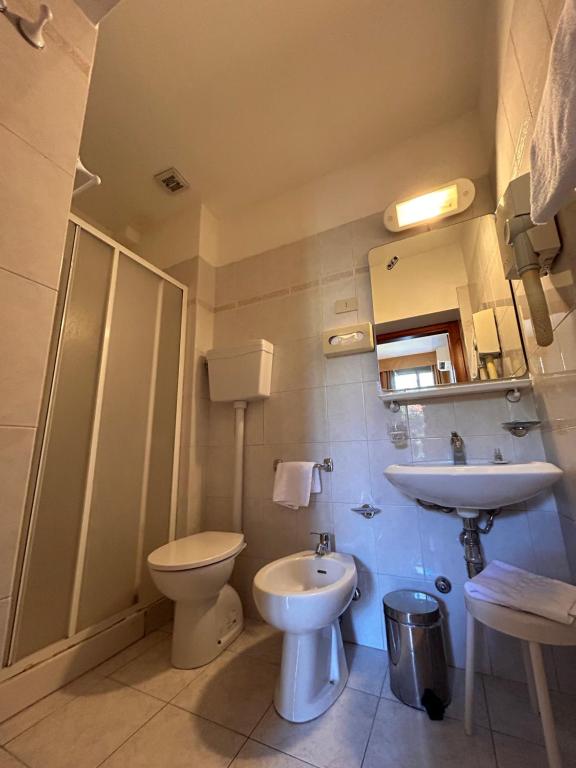 Koupelna v ubytování Hotel Aspromonte