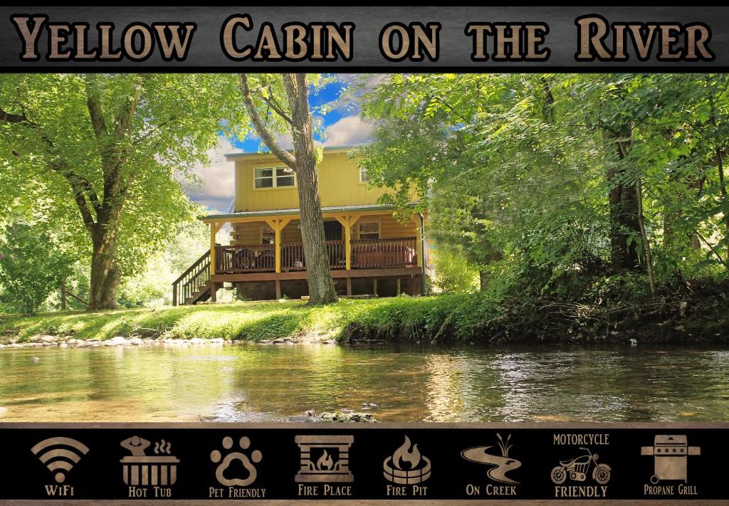 Yellow Cabin on the River - Housity
