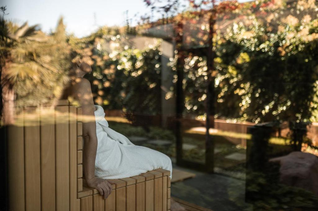 Zahrada ubytování Hotel Muchele