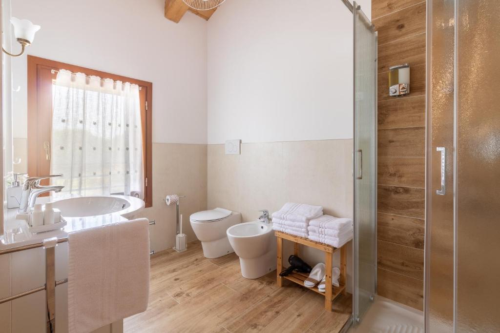 Kúpeľňa v ubytovaní Agriturismo Fondo Gioconda