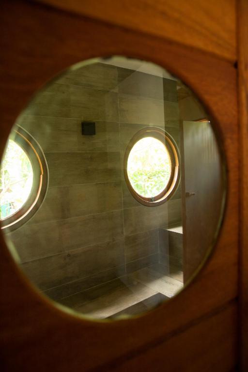 Koupelna v ubytování Santa Aldeia Hotel