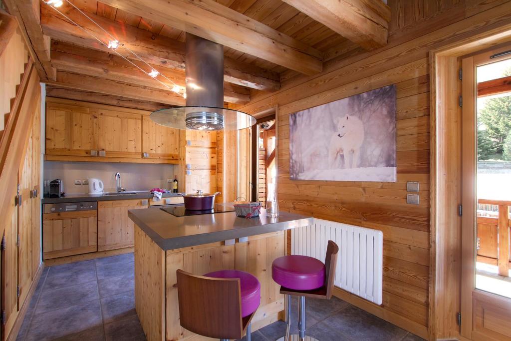 Kuchyň nebo kuchyňský kout v ubytování Appartement Noel Martin - 3 chambres