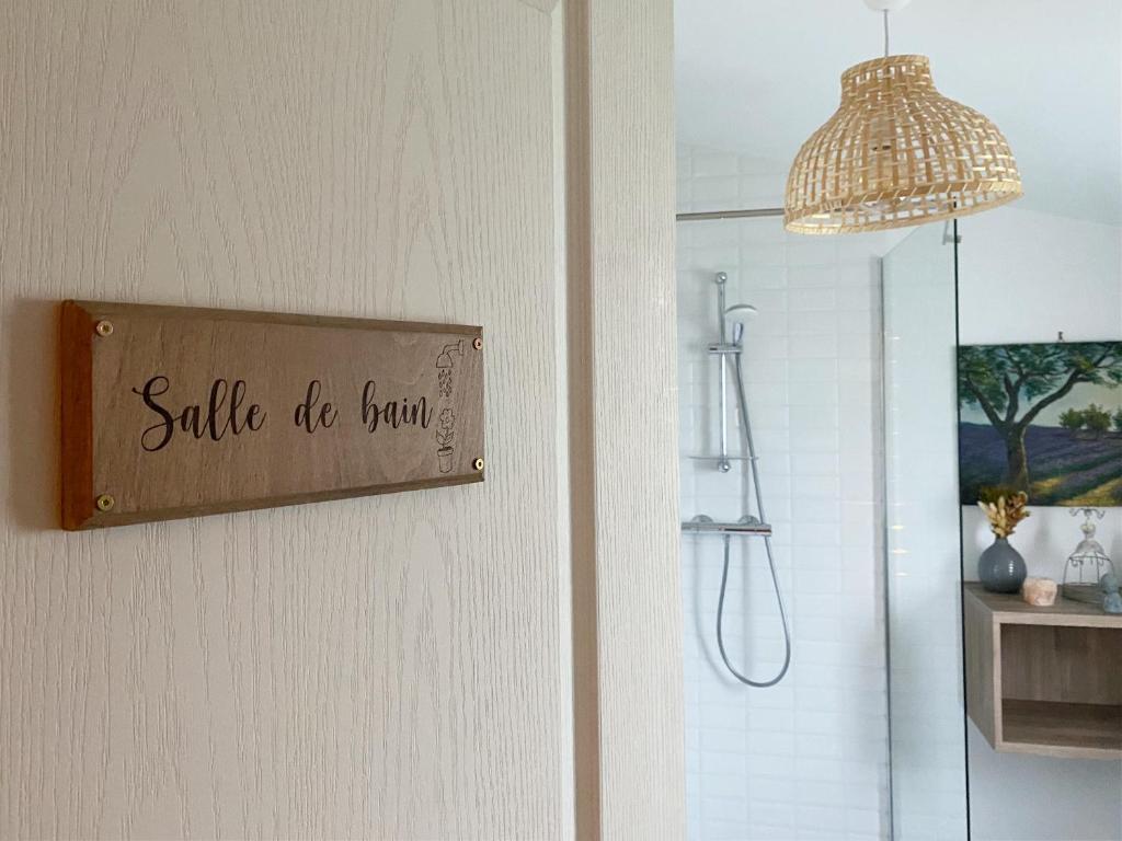 Koupelna v ubytování L'Autre Rivière - Chambres d'hôtes