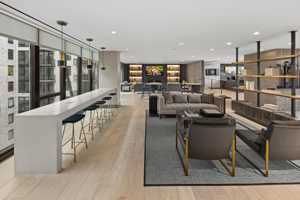 Posezení v ubytování Global Luxury Suites at Capitol Hill