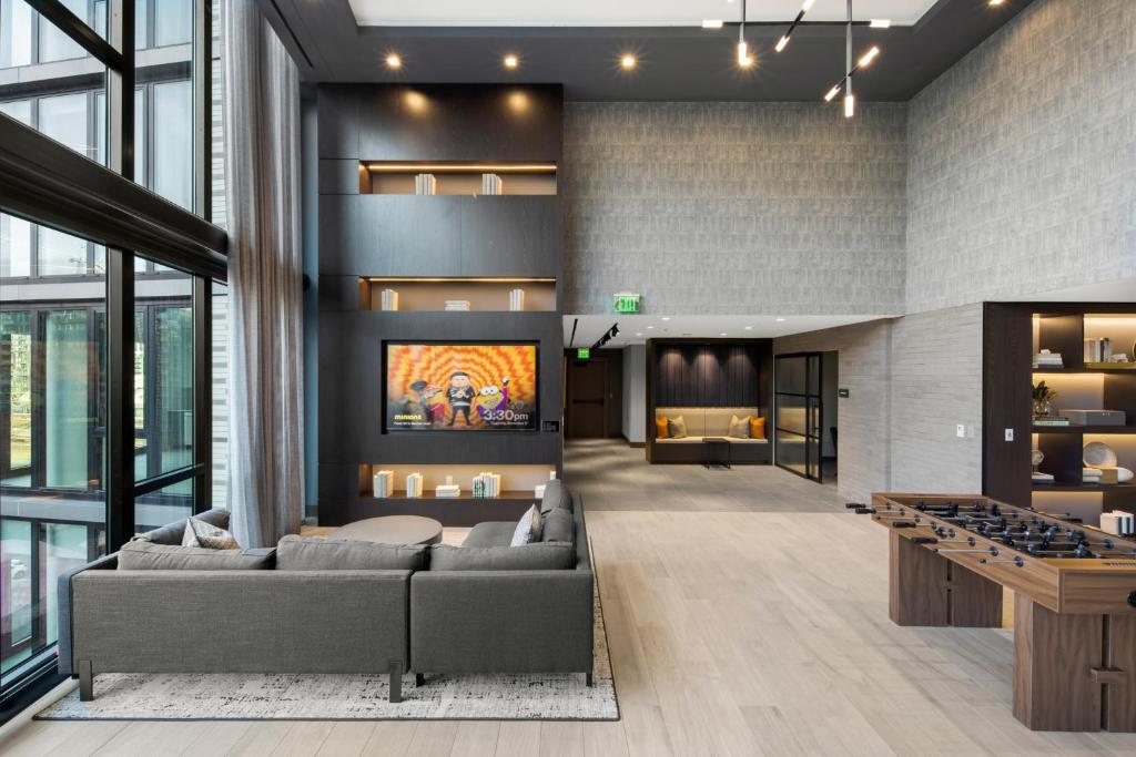 Posezení v ubytování Global Luxury Suites at Capitol Hill