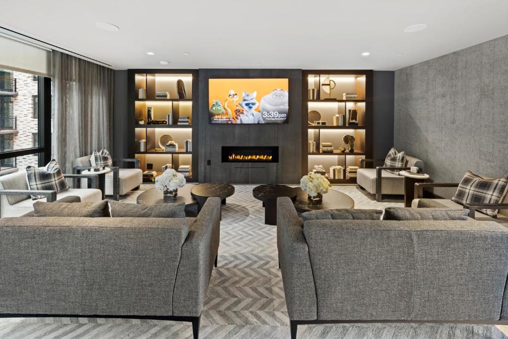 Posezení v ubytování Global Luxury Suites at Capitol Hill