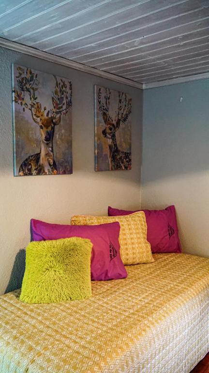 Posteľ alebo postele v izbe v ubytovaní Dandy Villas-Vintage Cottage House-Pelion-Argalasti-Kallithea