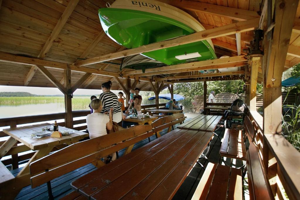 Výhled na řeku, která protéká v blízkosti bed and breakfast