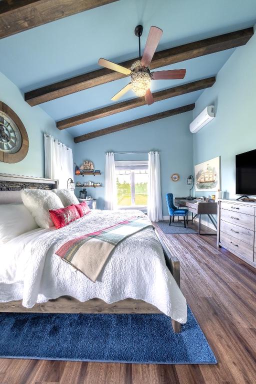 Ένα ή περισσότερα κρεβάτια σε δωμάτιο στο Back Home Bed and Breakfast