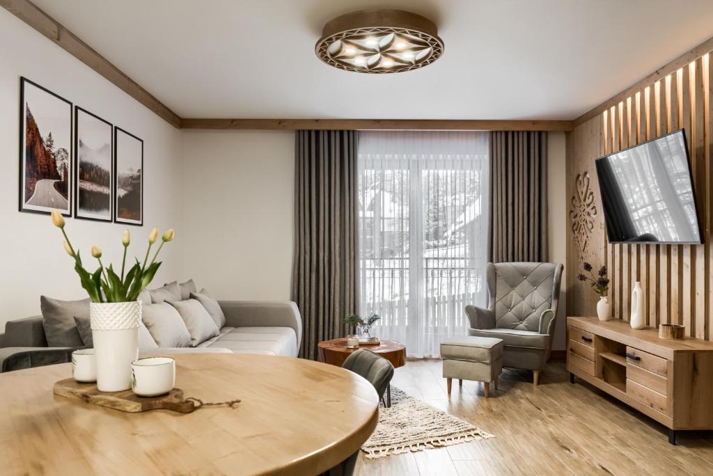 Posedenie v ubytovaní Apartamenty Górskie Zacisze