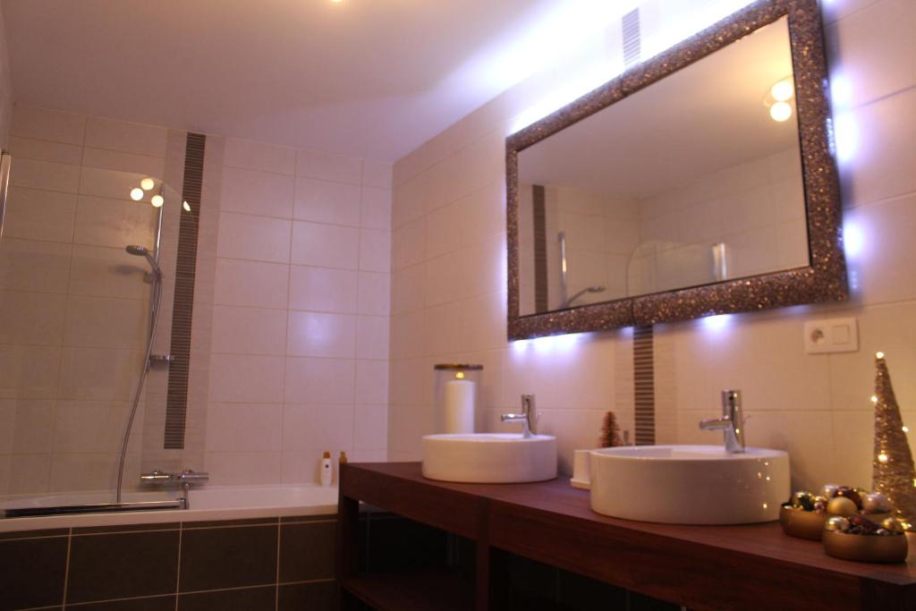 Koupelna v ubytování B&B Maison Durbois