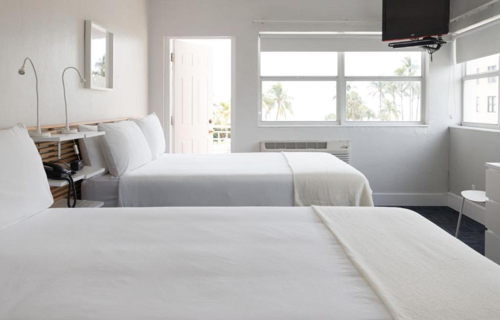 Cama o camas de una habitación en Lorraine Hotel