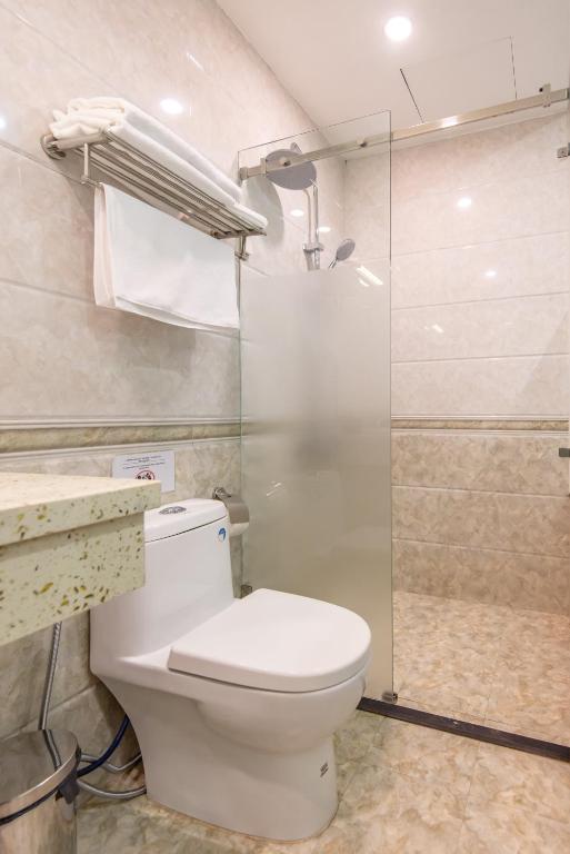 Koupelna v ubytování Coco Hotel Cau Giay