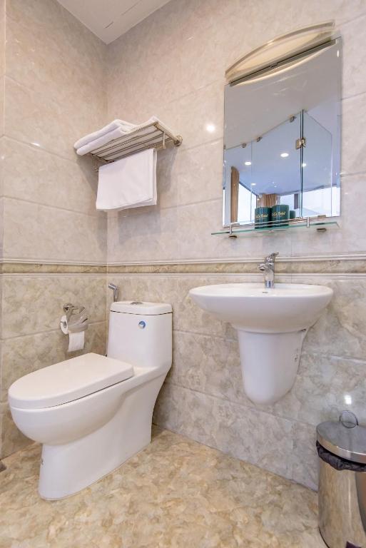 Koupelna v ubytování Coco Hotel Cau Giay