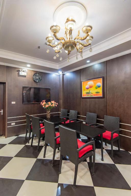 TV a/nebo společenská místnost v ubytování Coco Hotel Cau Giay