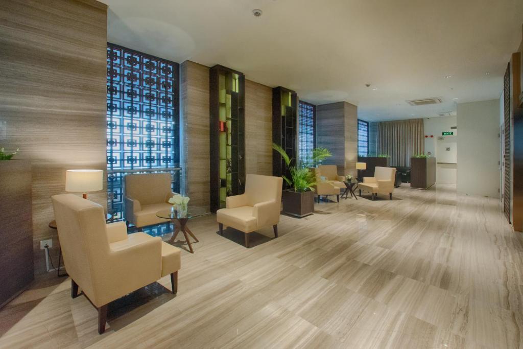 Posezení v ubytování GRANFERTE Phnom Penh Hotel