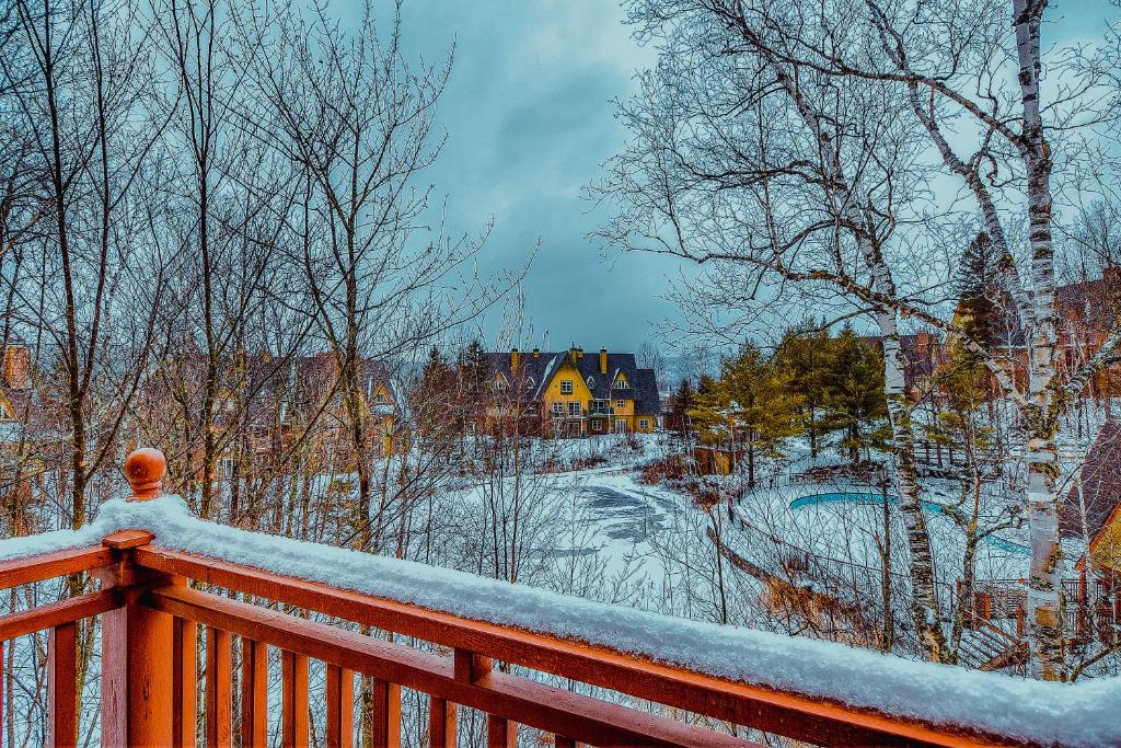 Le Plateau Ski Inout W 3bdrs W Pool Access v zimě