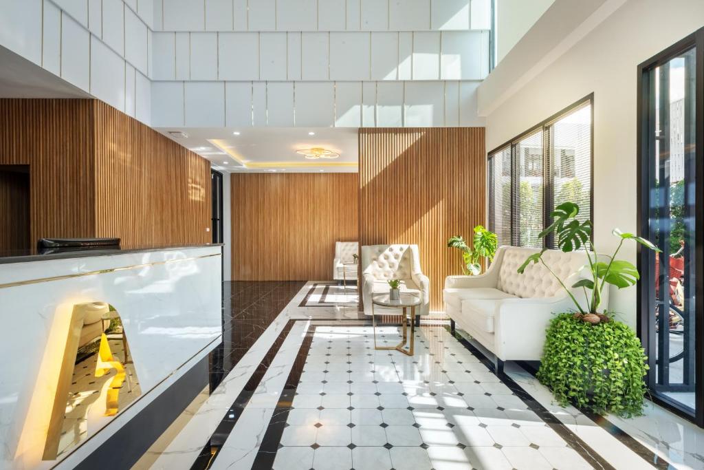 Posezení v ubytování Ai Pai Hotel