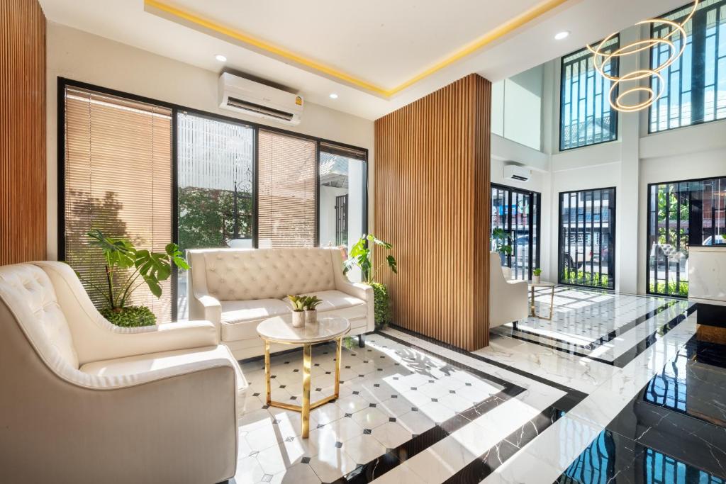 Posezení v ubytování Ai Pai Hotel
