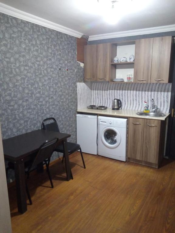 Kuchyň nebo kuchyňský kout v ubytování vake-house