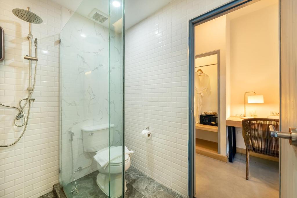 Koupelna v ubytování Ai Pai Hotel