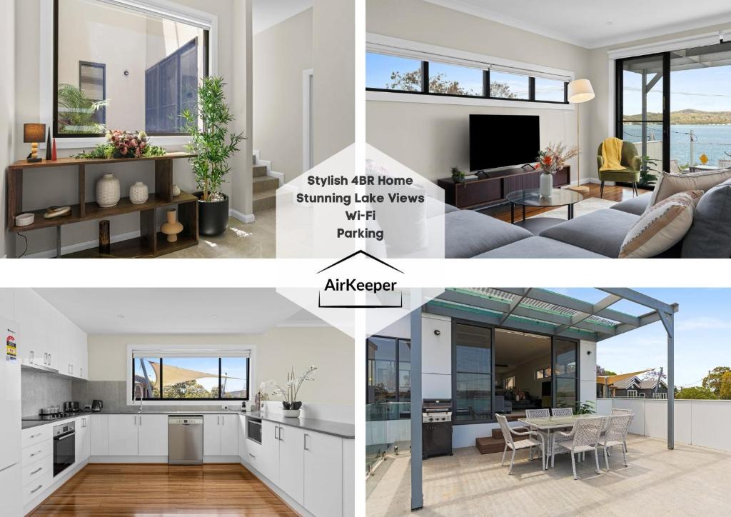 Holiday home Contemporary home with water vistas Speers Point