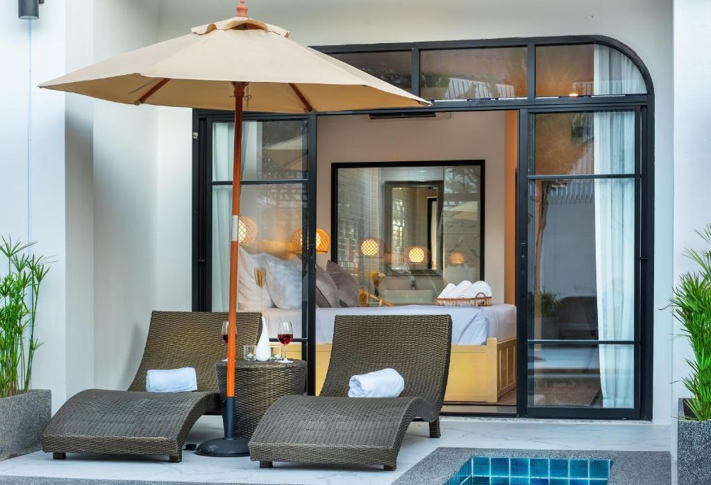 Posezení v ubytování Ai Pai Hotel