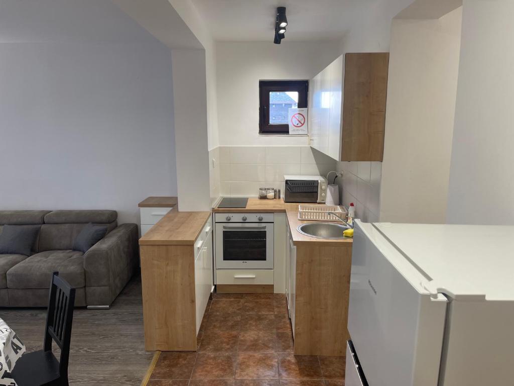 Kuchyň nebo kuchyňský kout v ubytování Desetka Kopaonik