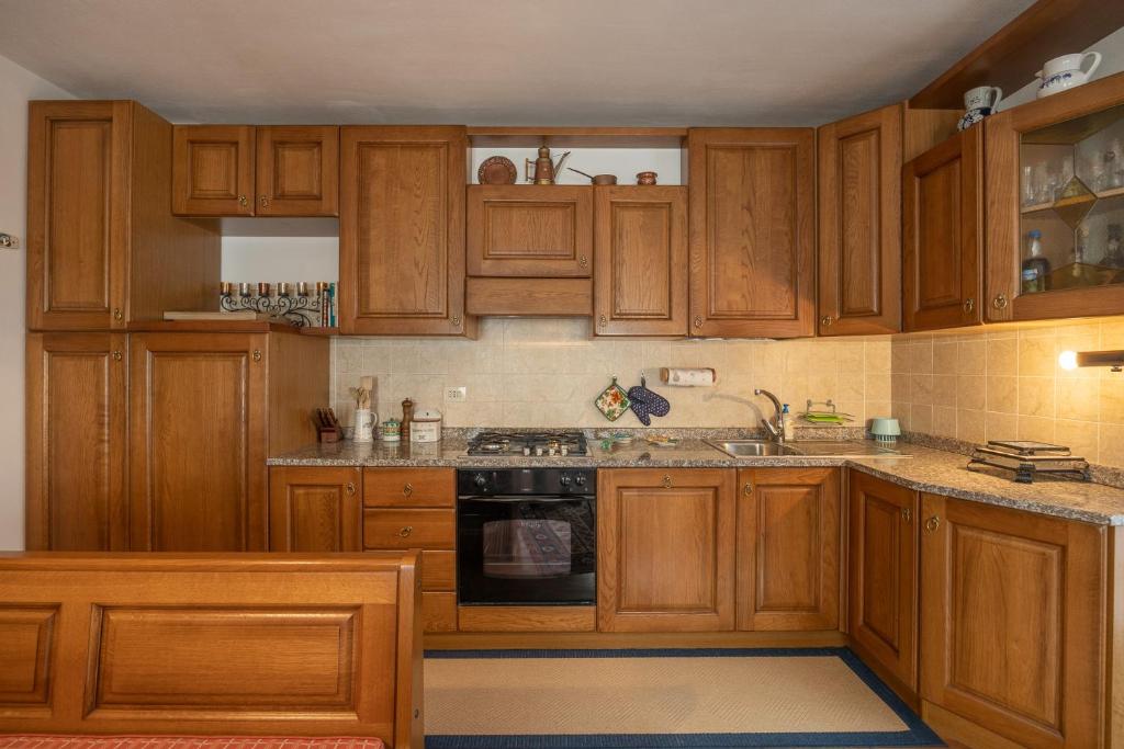 Kuchyň nebo kuchyňský kout v ubytování Casa Le Vivane
