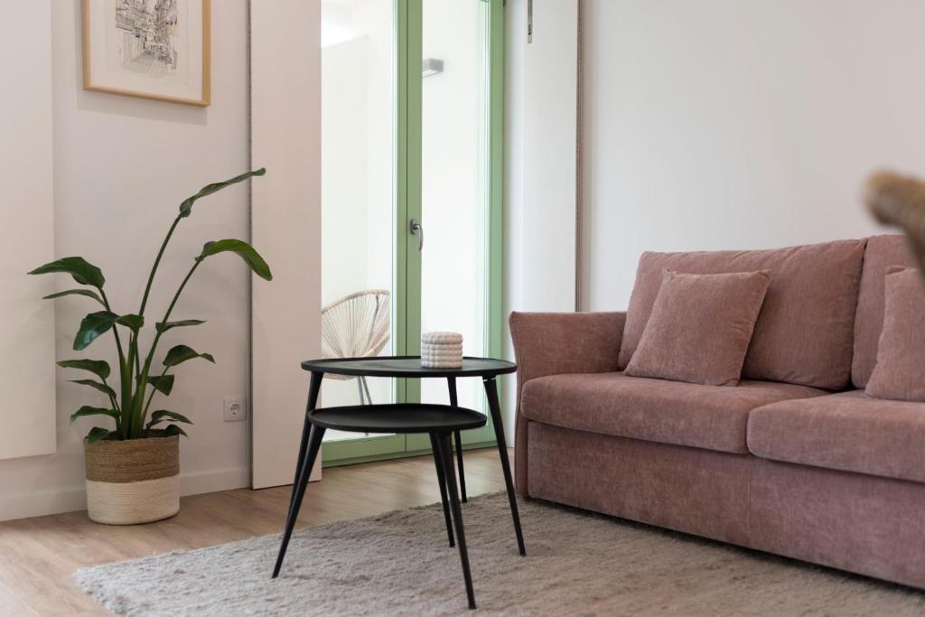 Posezení v ubytování Maison D'Oro