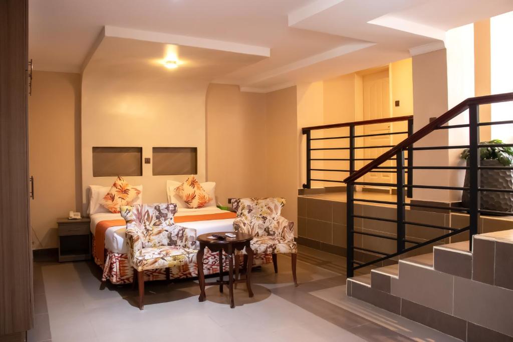 Posezení v ubytování Hotel Waterbuck