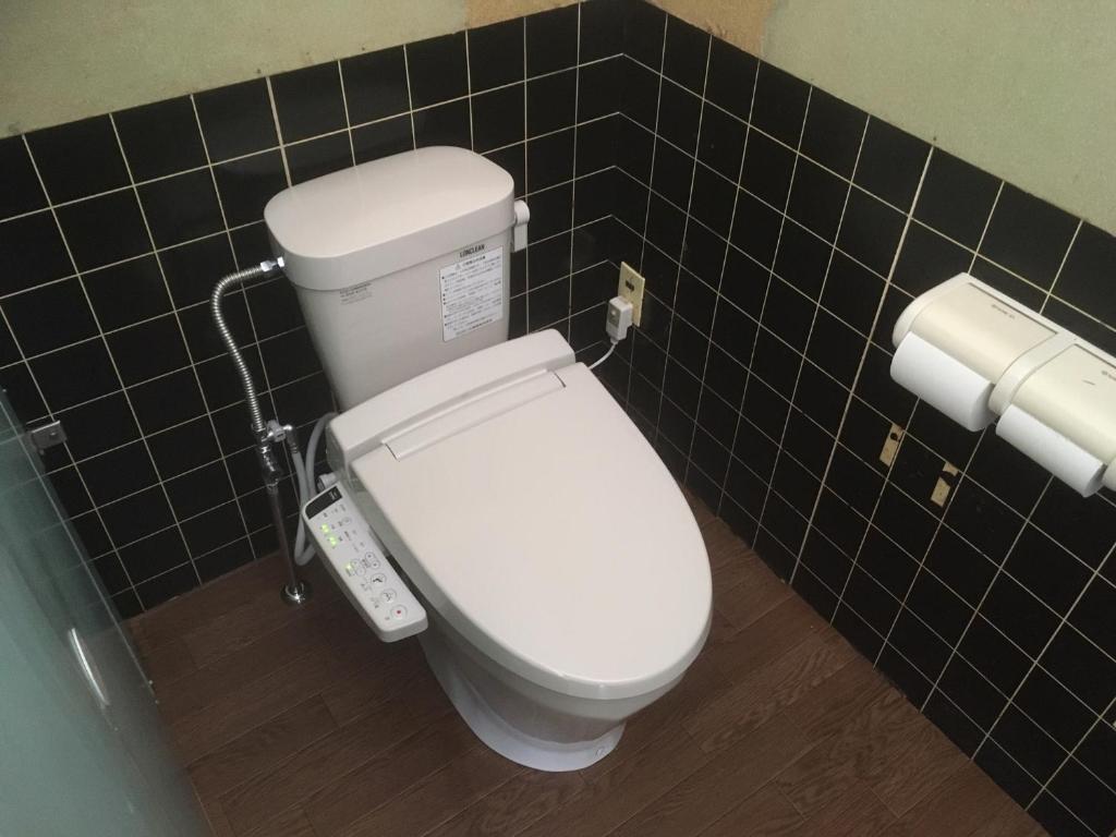 Koupelna v ubytování Lodge Shosen