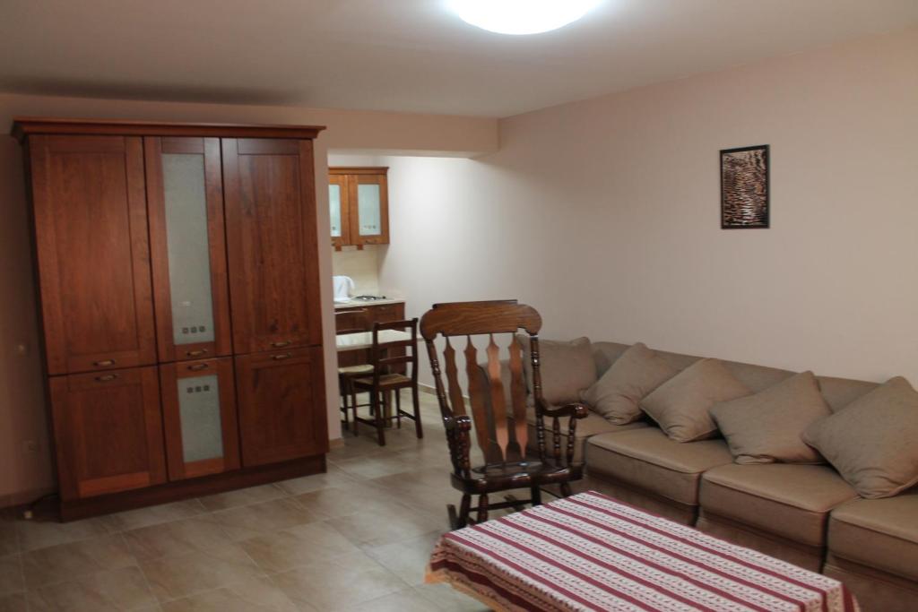 Posezení v ubytování Gudauri Magistyle Penthouse