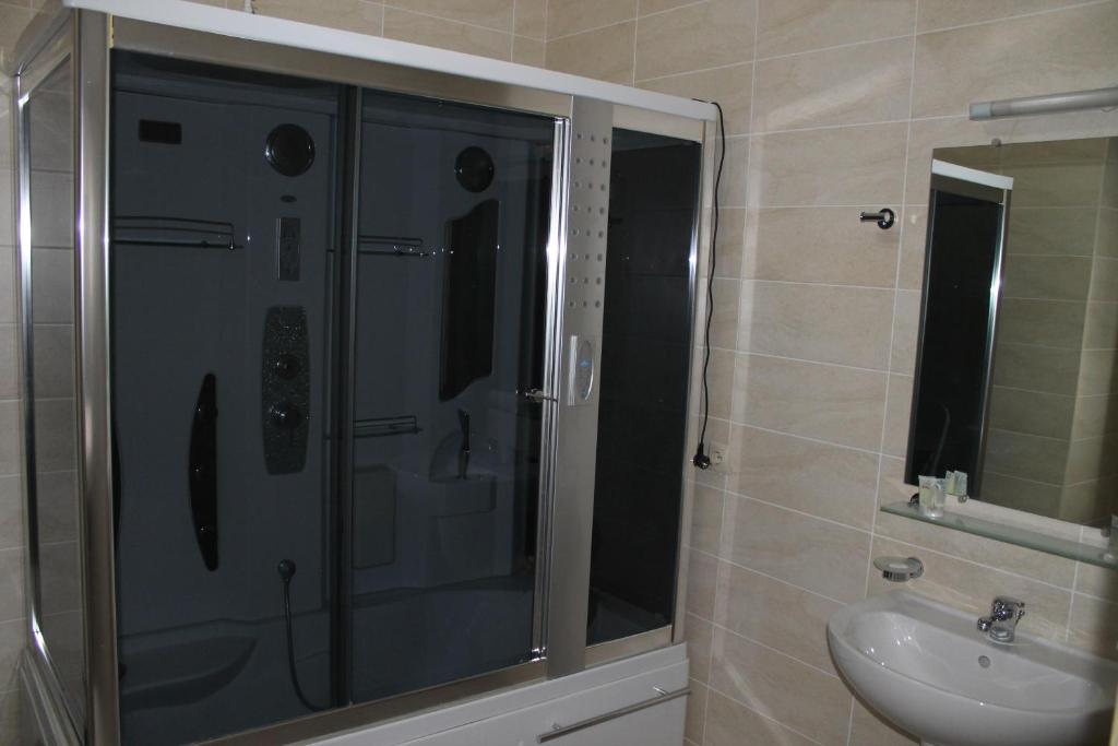 Koupelna v ubytování Gudauri Magistyle Penthouse
