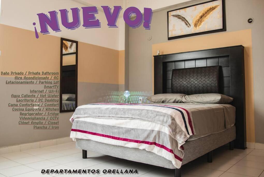 Postel nebo postele na pokoji v ubytování Departamento Orellana 4