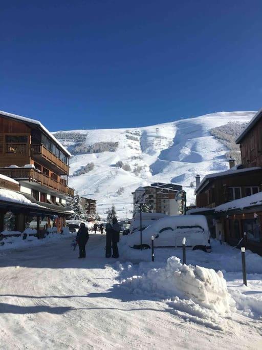 Station Les Deux Alpes, le Refuge du Diable, front de neige, 4/6 personnes v zime
