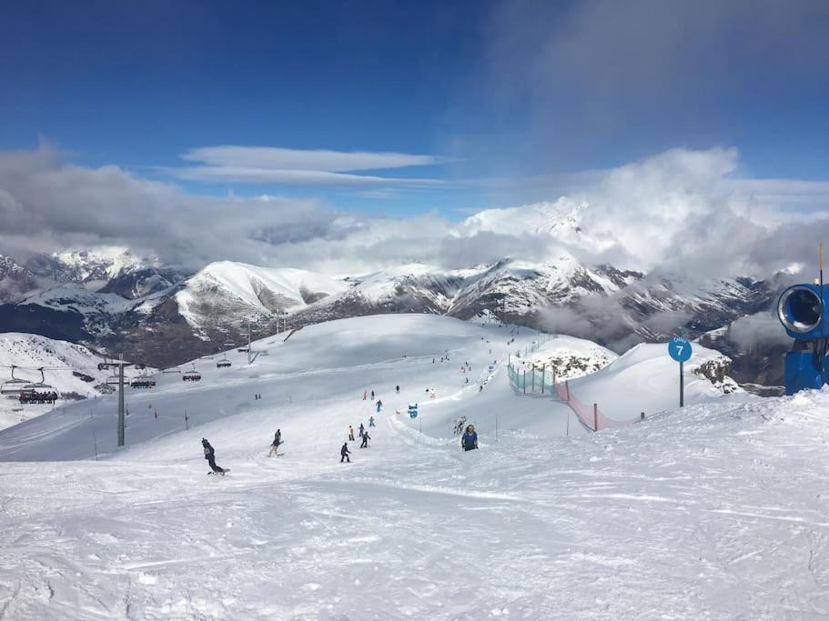 Station Les Deux Alpes, le Refuge du Diable, front de neige, 4/6 personnes v zime