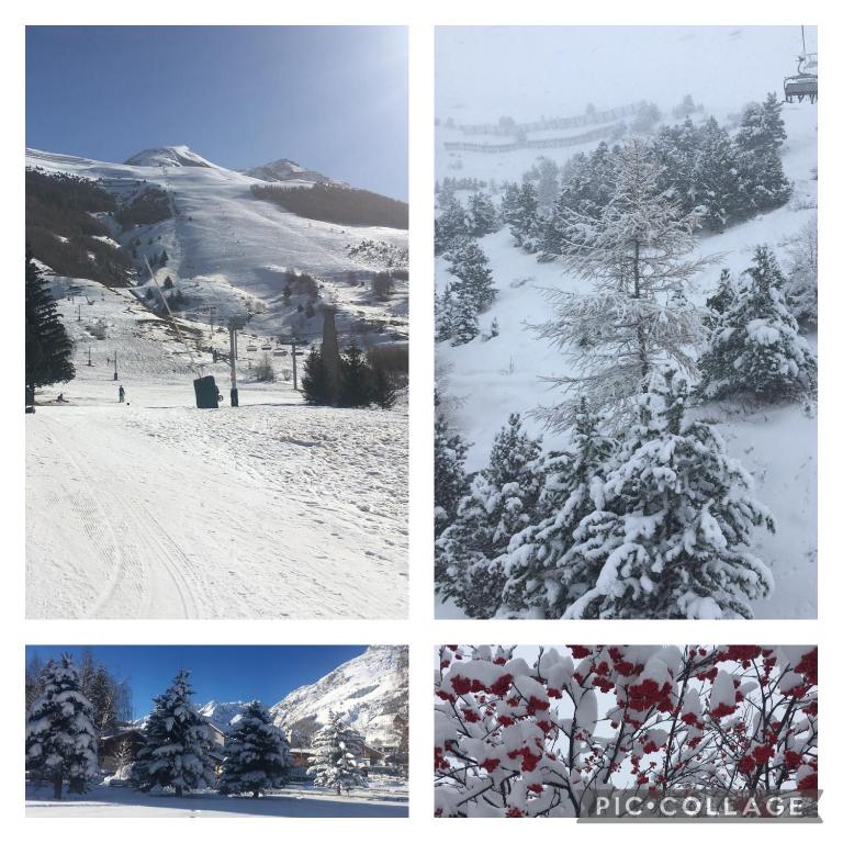 Station Les Deux Alpes, le Refuge du Diable, front de neige, 4/6 personnes v zime
