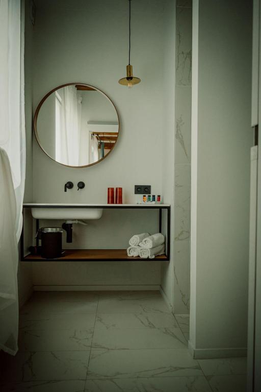 Koupelna v ubytování Relais M B&B