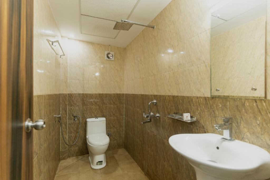 Koupelna v ubytování Hotel Kochi Crown