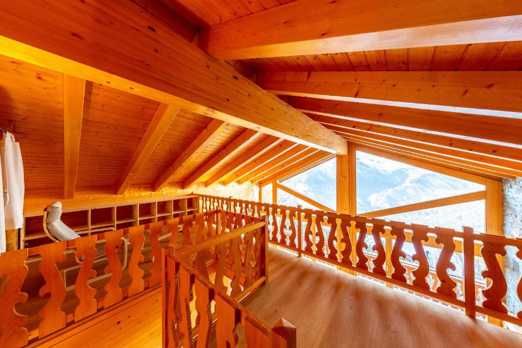 Balkón nebo terasa v ubytování Chalet Ciel de Lit