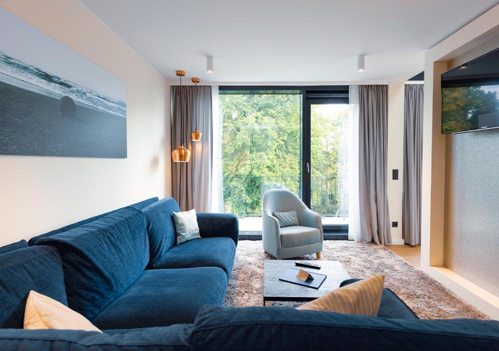 Posezení v ubytování Maremüritz Yachthafen Resort