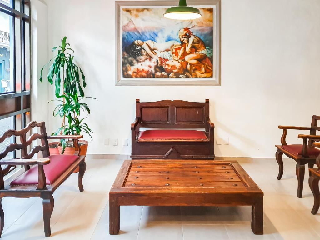 Posezení v ubytování Niebla Suites