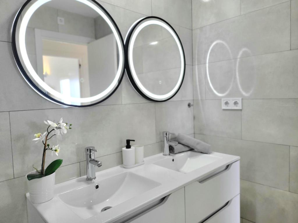 Koupelna v ubytování Apartamento SOLSILK